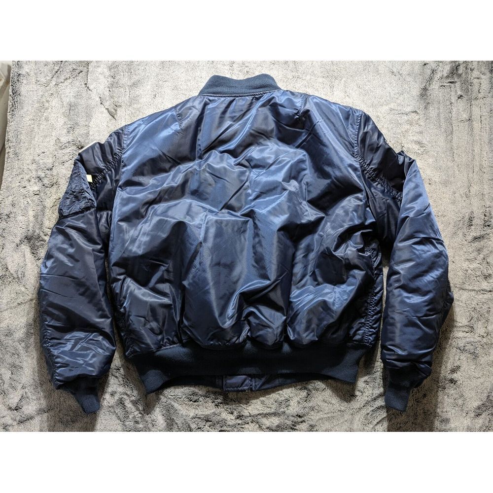 San Diego Padres Bomber Reversible Jacket Men's Size XL Blue - Picture 10 of 12